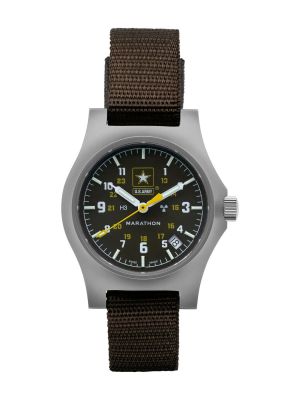 Marathon Re-Issue Steel US Army GPQ-Date Field Watch