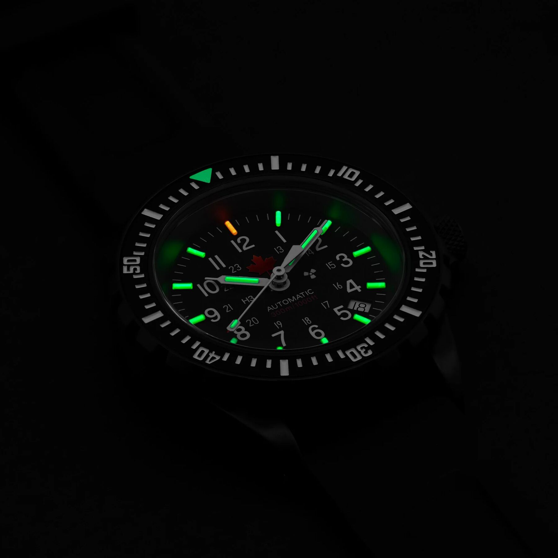 Marathon Red Maple Anthracite GSAR Search and Rescue Dive Watch