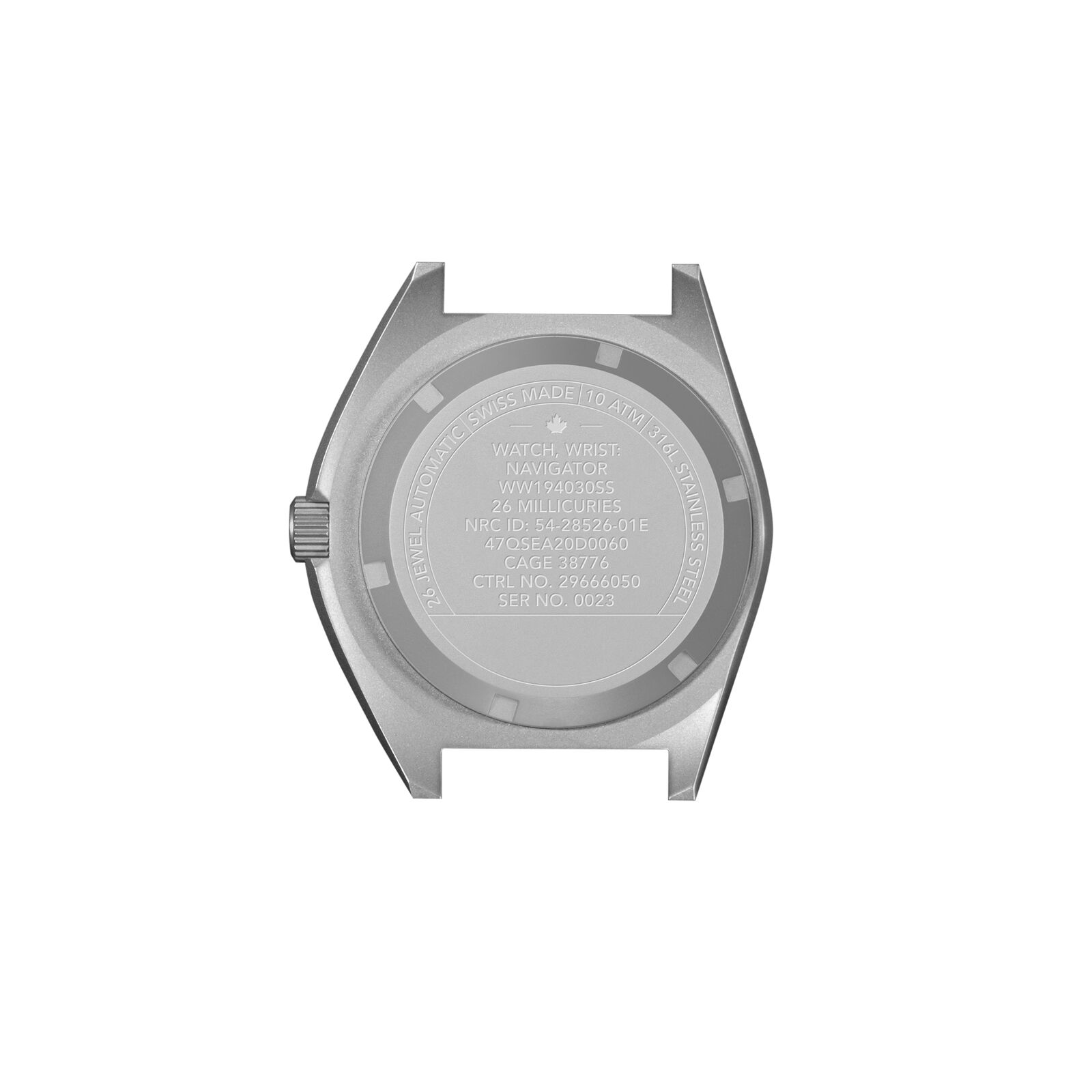 Marathon Steel Navigator Watch with Date Automatic