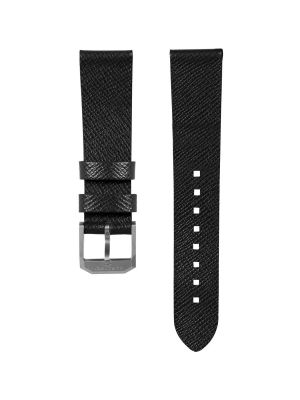 Marathon 20mm 2-Piece Leather Strap - Black
