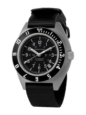 Marathon Steel Pilot Navigator Watch with Date Automatic
